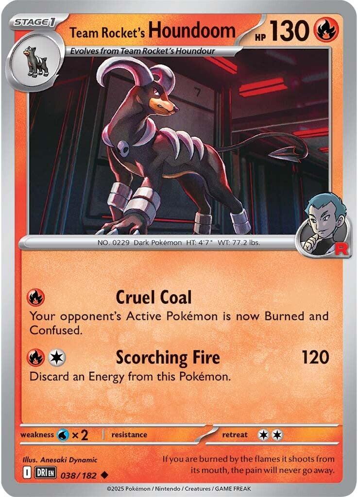 Team Rocket's Houndoom (038/182) [Scarlet & Violet: Destined Rivals] | Good Games Modbury