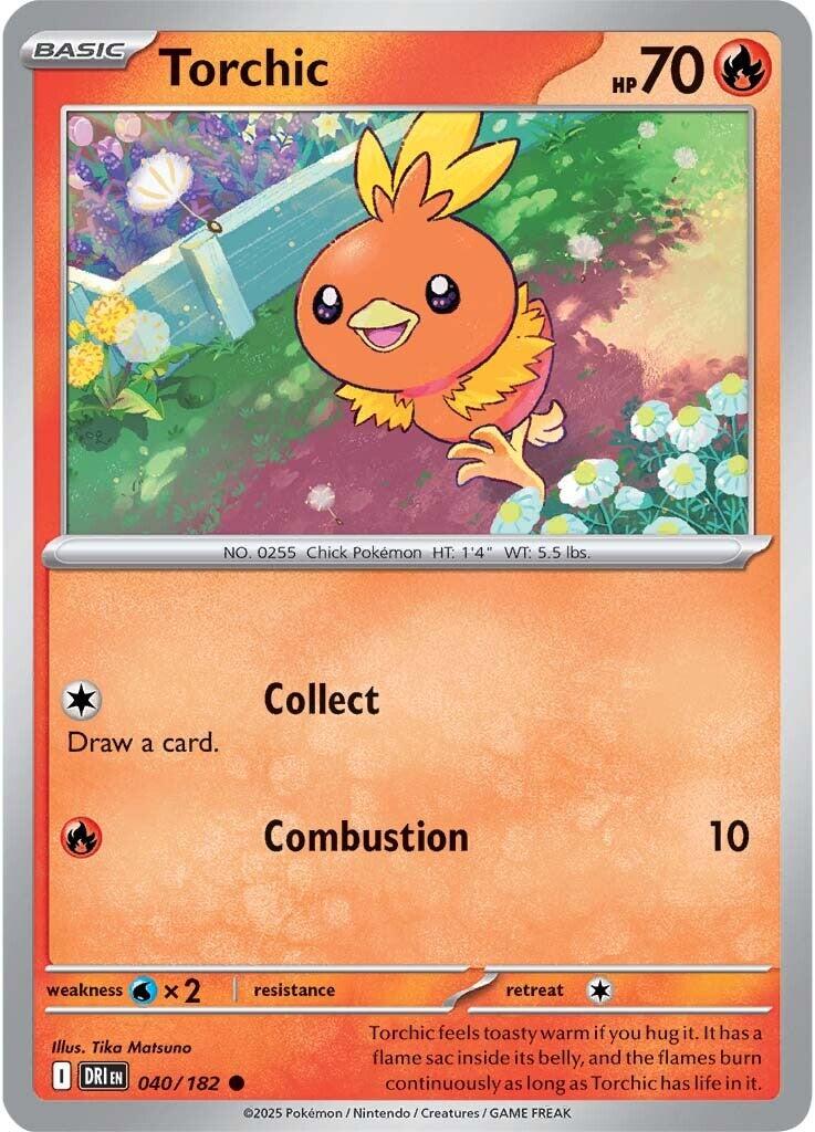 Torchic (040/182) [Scarlet & Violet: Destined Rivals] | Good Games Modbury