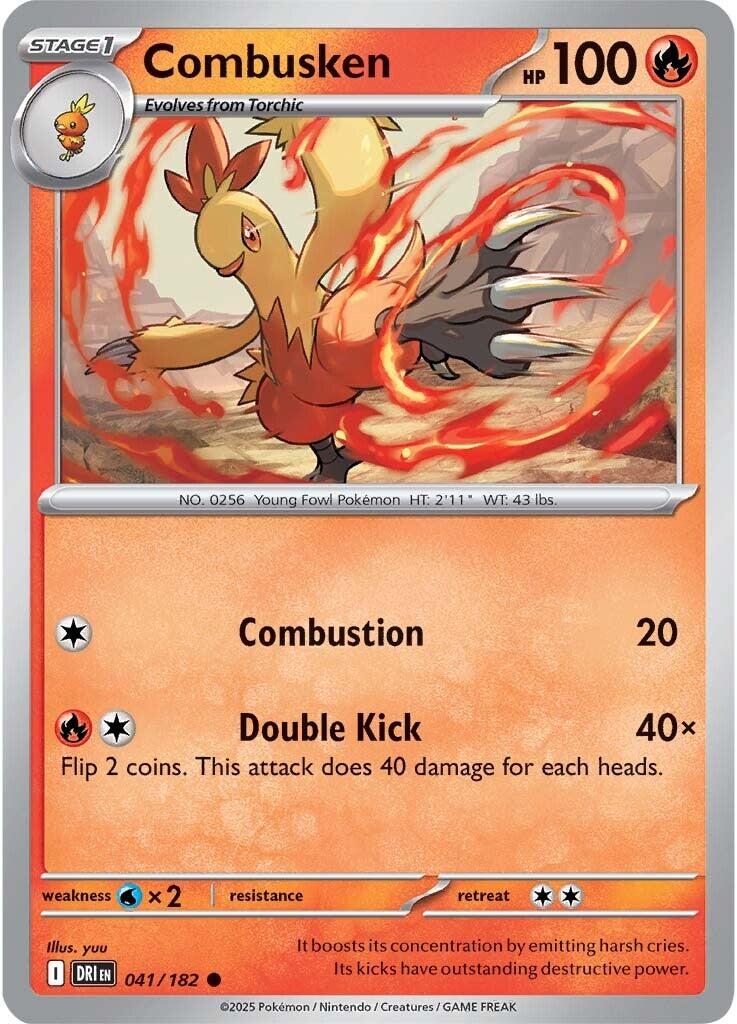 Combusken (041/182) [Scarlet & Violet: Destined Rivals] | Good Games Modbury