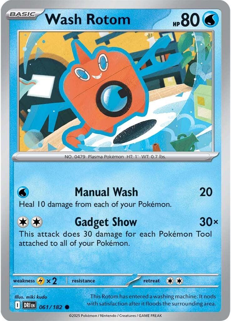 Wash Rotom (061/182) [Scarlet & Violet: Destined Rivals] | Good Games Modbury