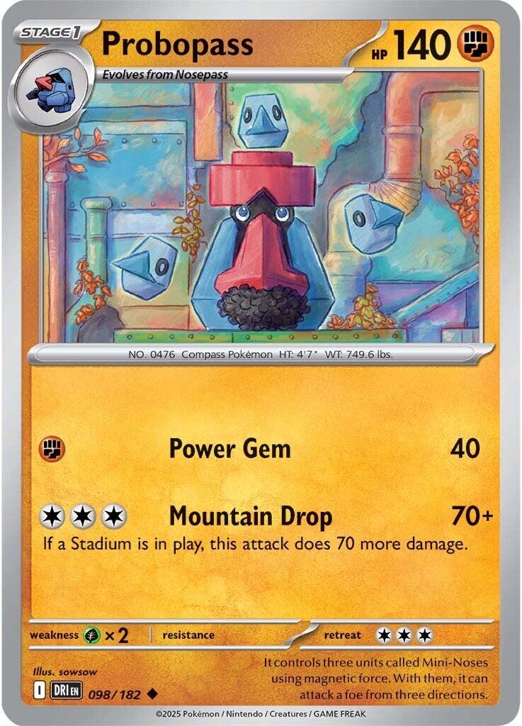 Probopass (098/182) [Scarlet & Violet: Destined Rivals] | Good Games Modbury