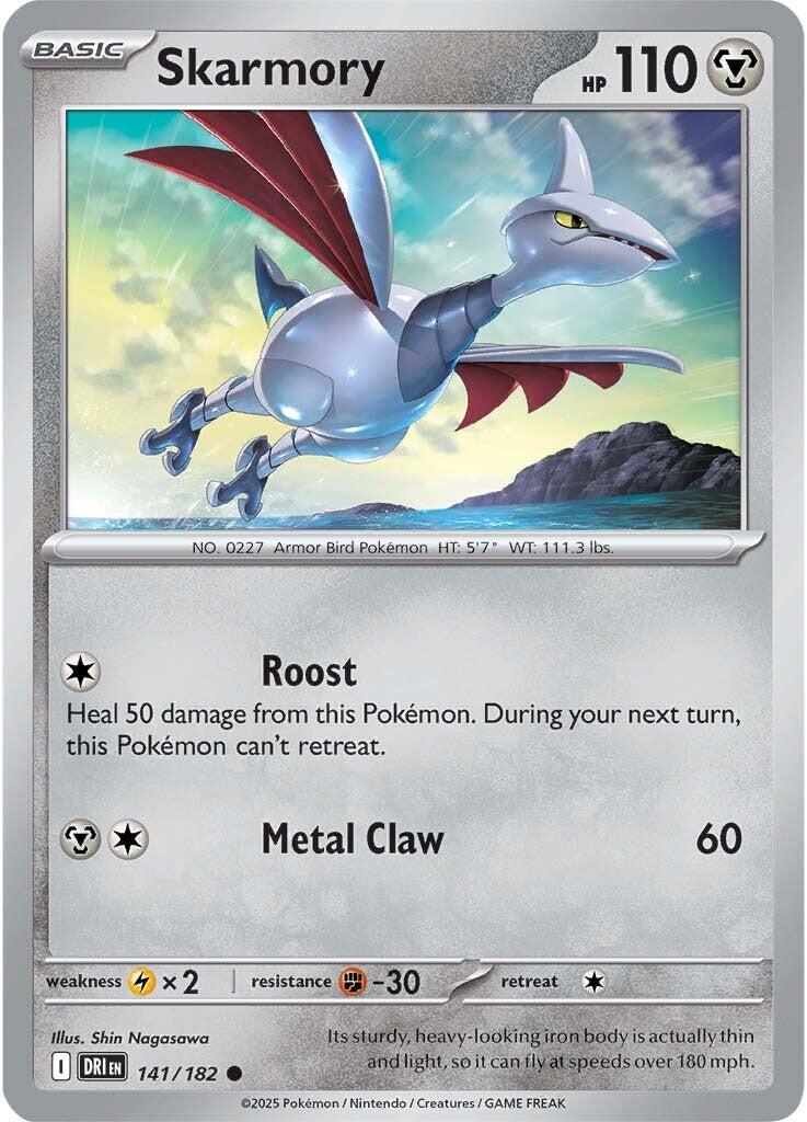Skarmory (141/182) [Scarlet & Violet: Destined Rivals] | Good Games Modbury