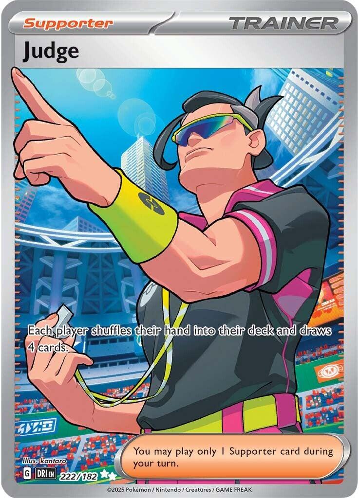 Judge (222/182) [Scarlet & Violet: Destined Rivals] | Good Games Modbury