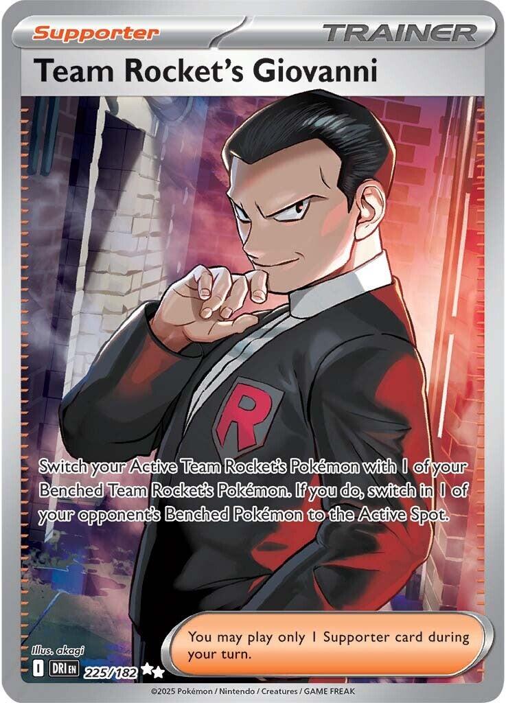 Team Rocket's Giovanni (225/182) [Scarlet & Violet: Destined Rivals] | Good Games Modbury