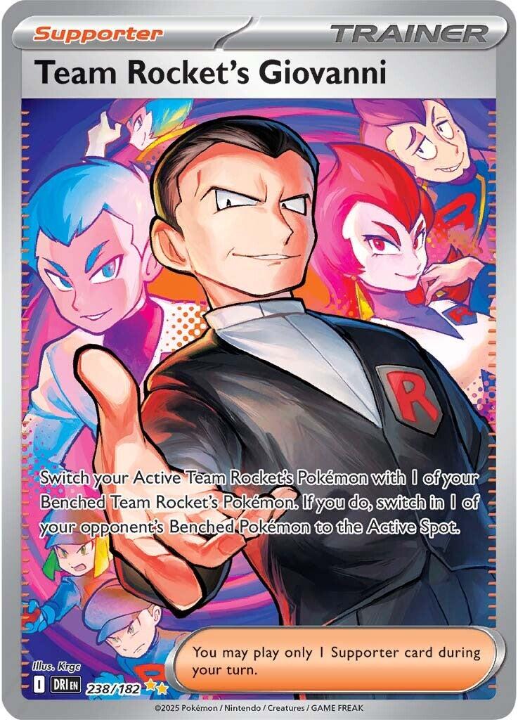 Team Rocket's Giovanni (238/182) [Scarlet & Violet: Destined Rivals] | Good Games Modbury