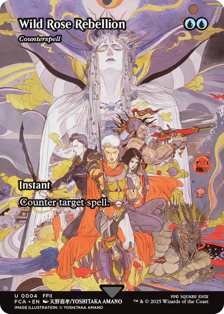 Wild Rose Rebellion - Counterspell (Showcase) [FINAL FANTASY : Through the Ages] | Good Games Modbury