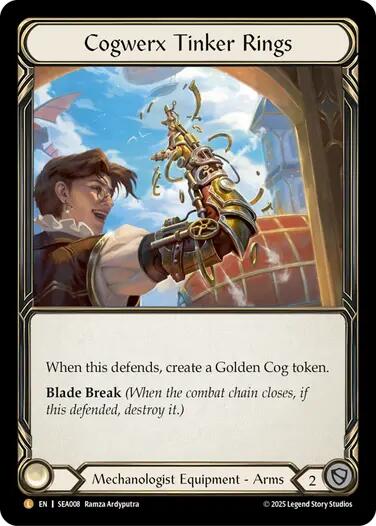 Cogwerx Tinker Rings [SEA008] (High Seas)  Rainbow Foil | Good Games Modbury