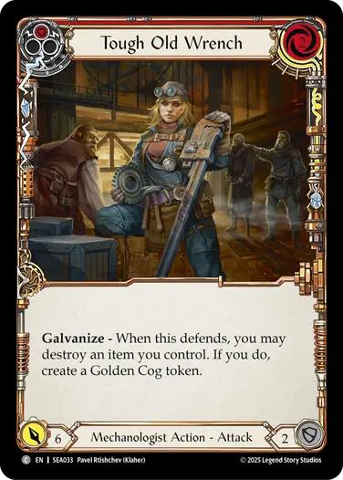 Tough Old Wrench (Red) [SEA033] (High Seas)  Rainbow Foil | Good Games Modbury