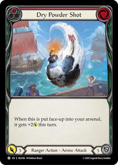 Dry Powder Shot [SEA106] (High Seas)  Rainbow Foil | Good Games Modbury