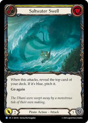 Saltwater Swell (Yellow) [SEA143] (High Seas) | Good Games Modbury