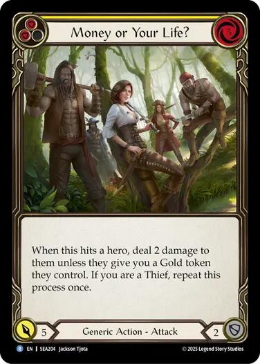 Money or Your Life? (Yellow) [SEA204] (High Seas)  Rainbow Foil | Good Games Modbury