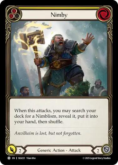 Nimby (Yellow) [SEA221] (High Seas)  Rainbow Foil | Good Games Modbury