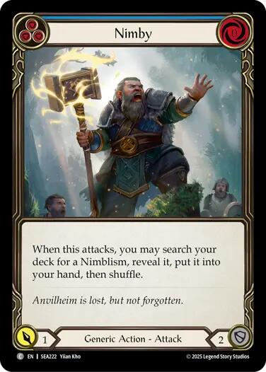 Nimby (Blue) [SEA222] (High Seas)  Rainbow Foil | Good Games Modbury