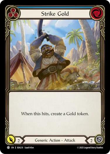 Strike Gold (Blue) [SEA231] (High Seas) | Good Games Modbury
