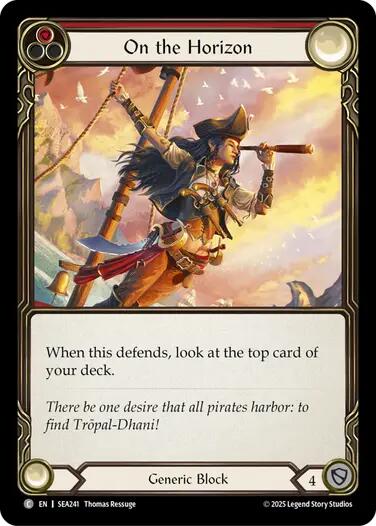 On the Horizon (Red) [SEA241] (High Seas) | Good Games Modbury