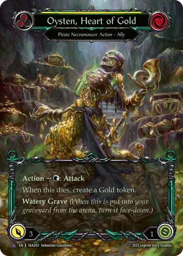 Oysten, Heart of Gold [SEA263] (High Seas)  Cold Foil | Good Games Modbury