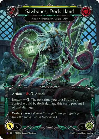 Sawbones, Dock Hand [SEA264] (High Seas)  Cold Foil | Good Games Modbury