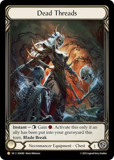 Dead Threads (Treasure) [SEA080] (High Seas)  Cold Foil | Good Games Modbury