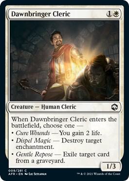 Dawnbringer Cleric 9/281 (Adventures in the Forgotten Realms)  | Good Games Modbury
