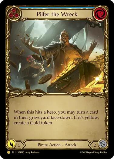 Pilfer the Wreck (Blue) (Treasure) [SEA140] (High Seas)  Cold Foil | Good Games Modbury