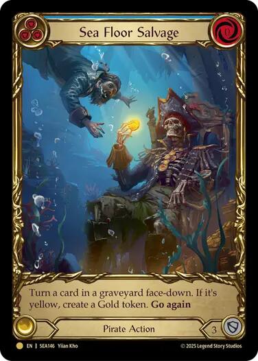 Sea Floor Salvage (Treasure) [SEA146] (High Seas)  Cold Foil | Good Games Modbury
