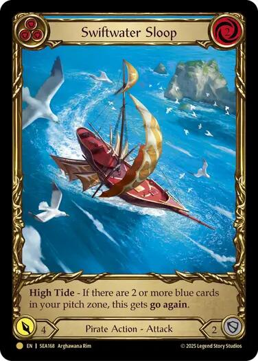 Swiftwater Sloop (Blue) (Treasure) [SEA168] (High Seas)  Cold Foil | Good Games Modbury