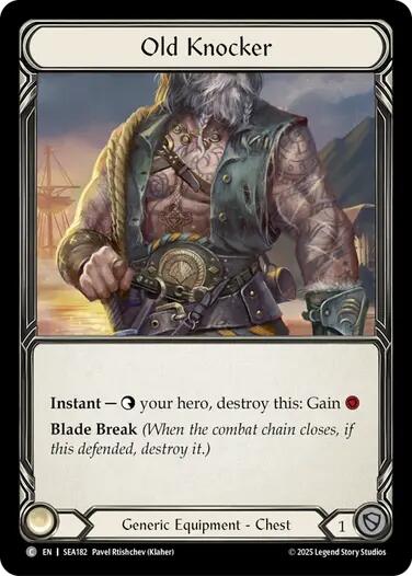 Old Knocker (Treasure) [SEA182] (High Seas)  Cold Foil | Good Games Modbury