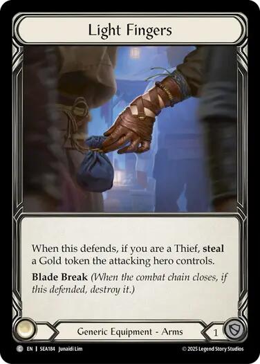 Light Fingers (Treasure) [SEA184] (High Seas)  Cold Foil | Good Games Modbury