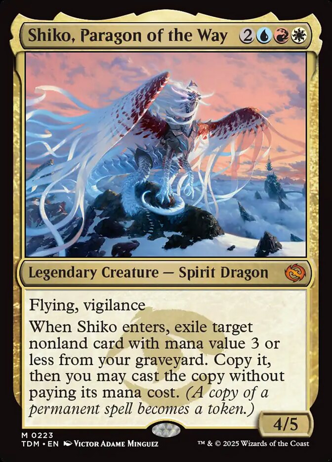 Shiko, Paragon of the Way 223 (Tarkir: Dragonstorm)  | Good Games Modbury