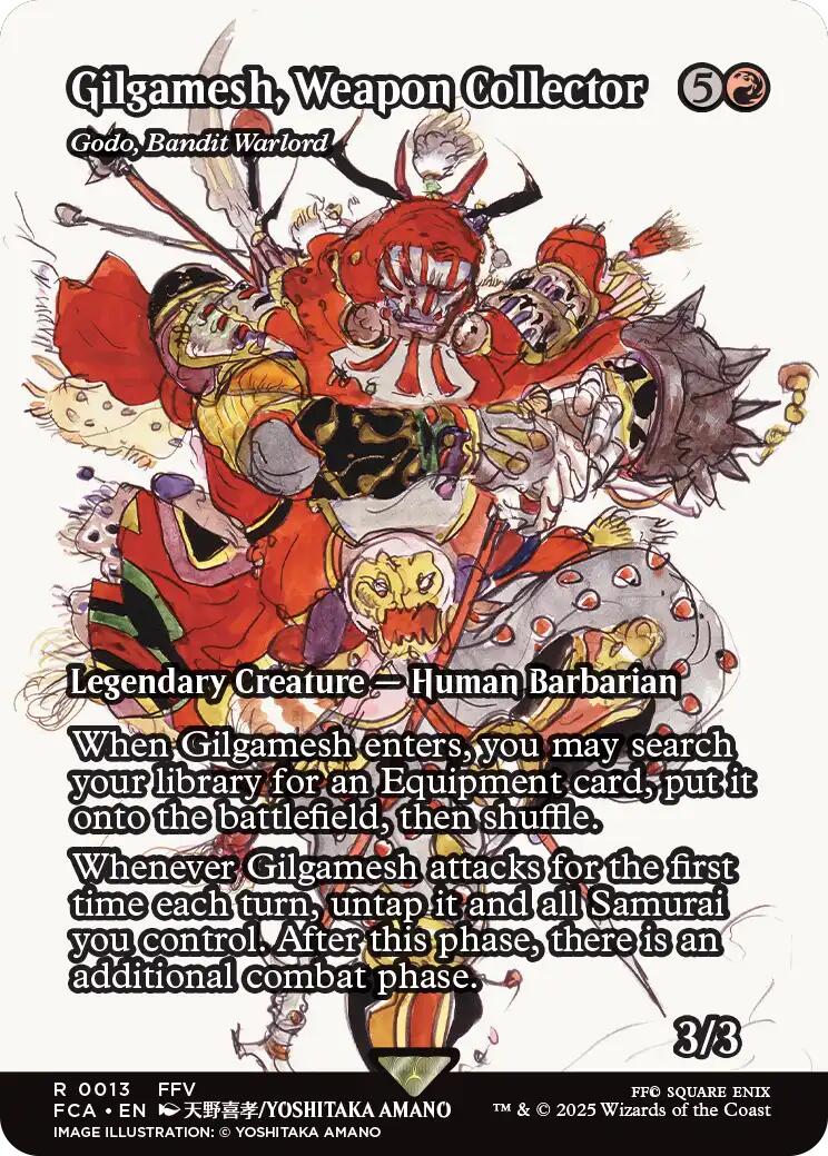 Gilgamesh, Weapon Collector - Godo, Bandit Warlord (Showcase) [FINAL FANTASY : Through the Ages] | Good Games Modbury