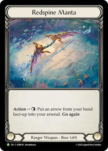 Redspine Manta [GEM039] (GEM Pack 2)  Cold Foil | Good Games Modbury