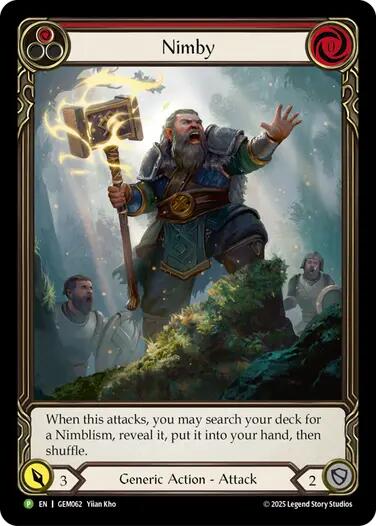 Nimby (Red) [GEM062] (GEM Pack 2)  Rainbow Foil | Good Games Modbury