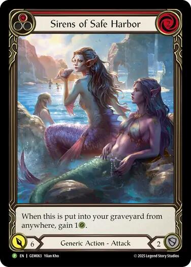 Sirens of Safe Harbor (Red) [GEM063] (GEM Pack 2) | Good Games Modbury