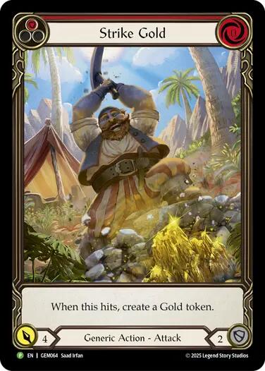 Strike Gold (Red) [GEM064] (GEM Pack 2) | Good Games Modbury