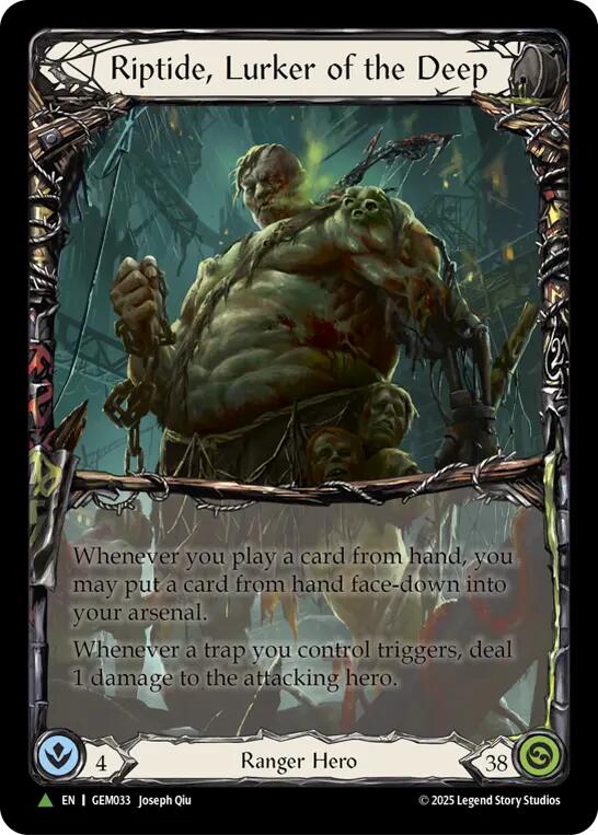 Riptide, Lurker of the Deep (Marvel) [GEM033] (GEM Pack 2)  Cold Foil | Good Games Modbury