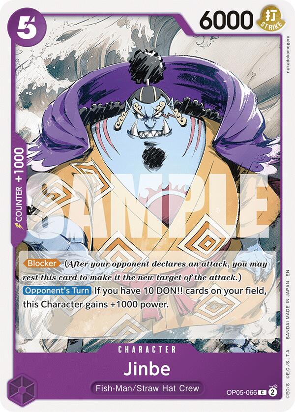 Jinbe (Reprint) [Starter Deck: Purple/Black Monkey.D.Luffy] | Good Games Modbury