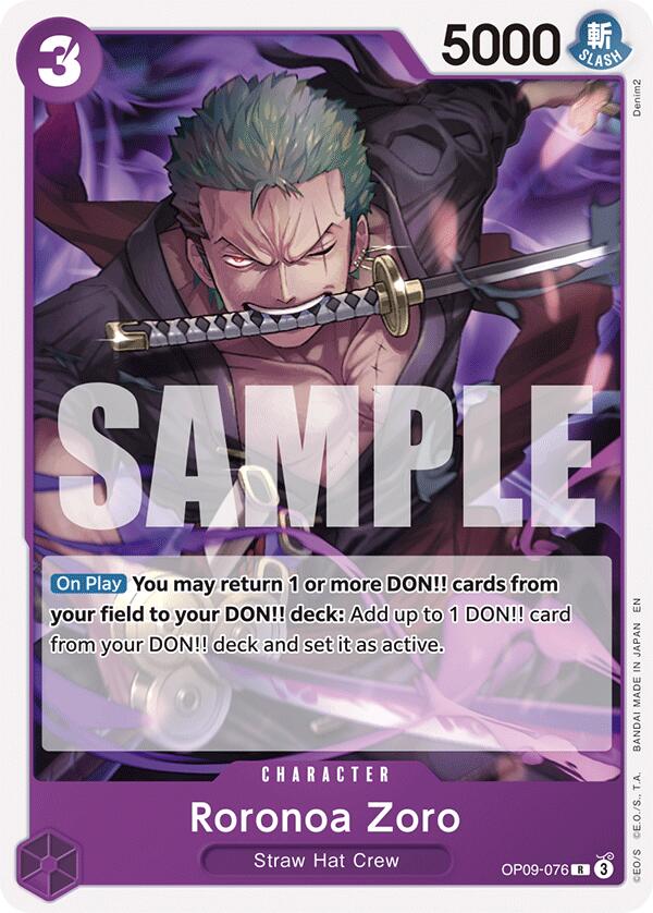 Roronoa Zoro (Reprint) [Starter Deck: Purple/Black Monkey.D.Luffy] | Good Games Modbury