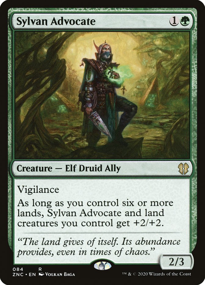 Sylvan Advocate 84/142 (Commander: Zendikar Rising)  | Good Games Modbury