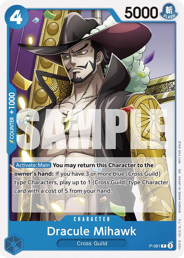 Dracule Mihawk (A Fist of Divine Speed Release Event) [One Piece Promotion Cards] | Good Games Modbury