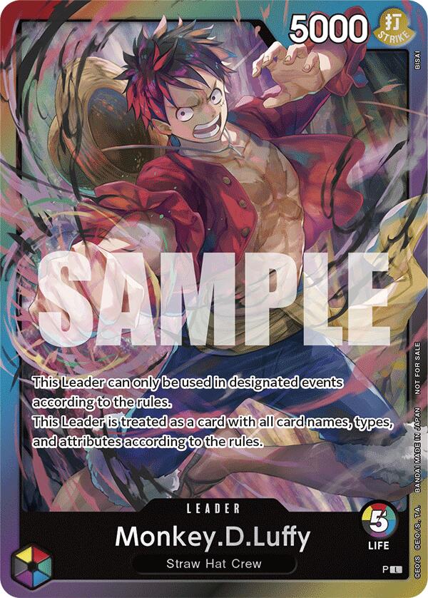 Monkey.D.Luffy (A Fist of Divine Speed Release Event Leader) [One Piece Promotion Cards] | Good Games Modbury