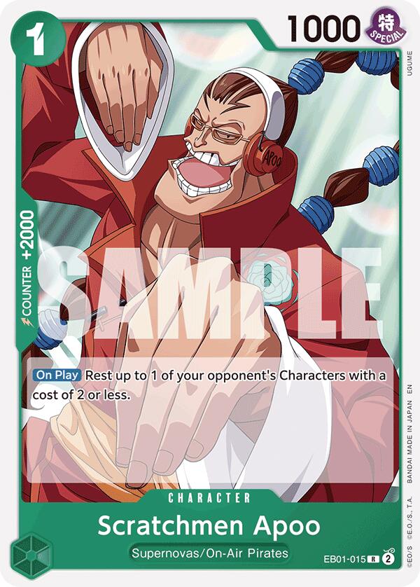 Scratchmen Apoo (Reprint) [Starter Deck: GREEN Jewelry Bonney] | Good Games Modbury