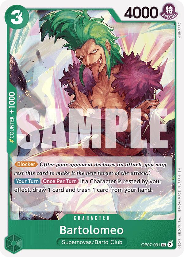 Bartolomeo (Reprint) [Starter Deck: GREEN Jewelry Bonney] | Good Games Modbury