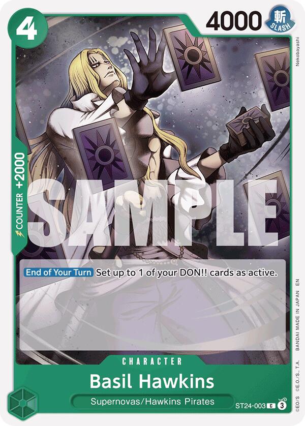 Basil Hawkins [Starter Deck: GREEN Jewelry Bonney] | Good Games Modbury