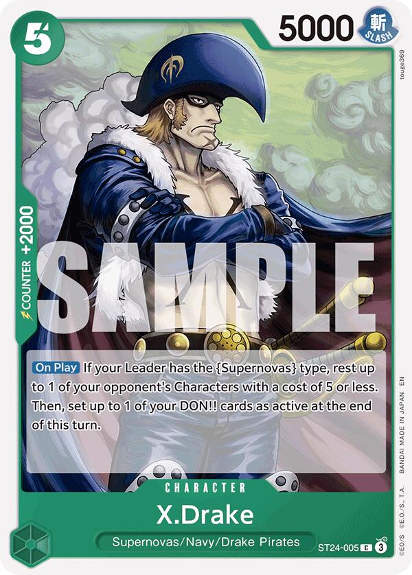 X.Drake [Starter Deck: GREEN Jewelry Bonney] | Good Games Modbury