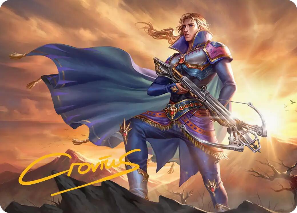 Edgar, Master Machinist Art Card (Gold-Stamped Signature) [FINAL FANTASY Art Series] | Good Games Modbury