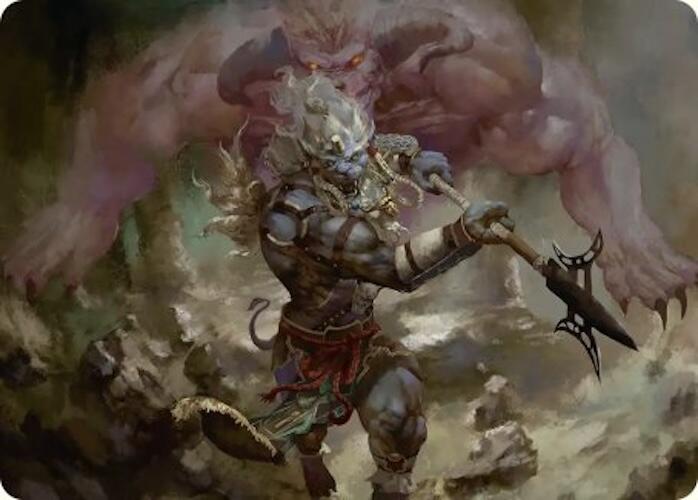 Kimahri, Valiant Guardian Art Card [FINAL FANTASY Art Series] | Good Games Modbury