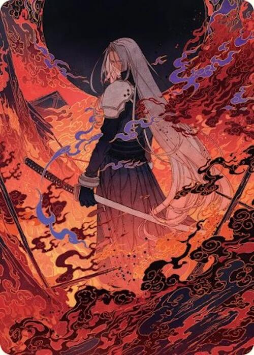 Nibelheim Aflame Art Card [FINAL FANTASY Art Series] | Good Games Modbury