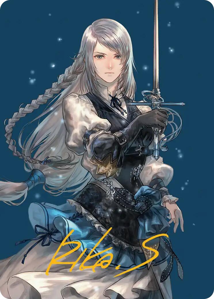 Jill, Shiva's Dominant Art Card (Gold-Stamped Signature) [FINAL FANTASY Art Series] | Good Games Modbury