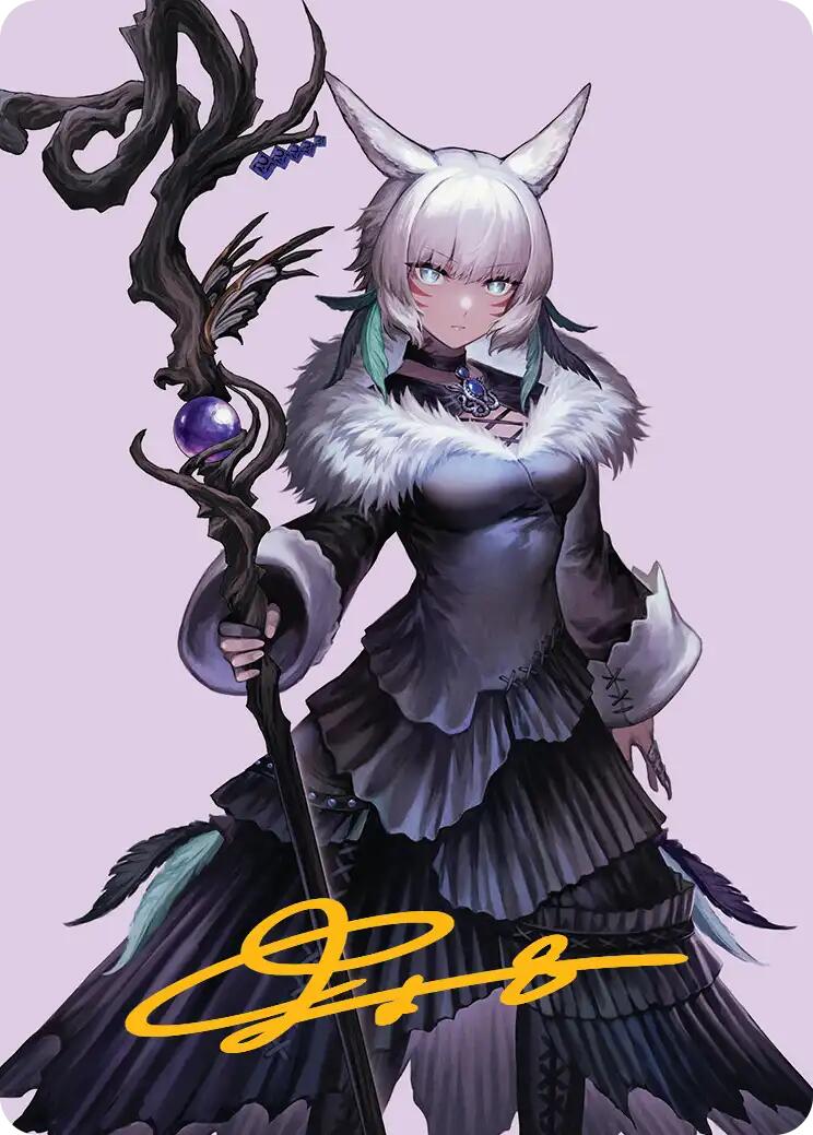 Y'shtola, Night's Blessed Art Card (53) (Gold-Stamped Signature) [FINAL FANTASY Art Series] | Good Games Modbury