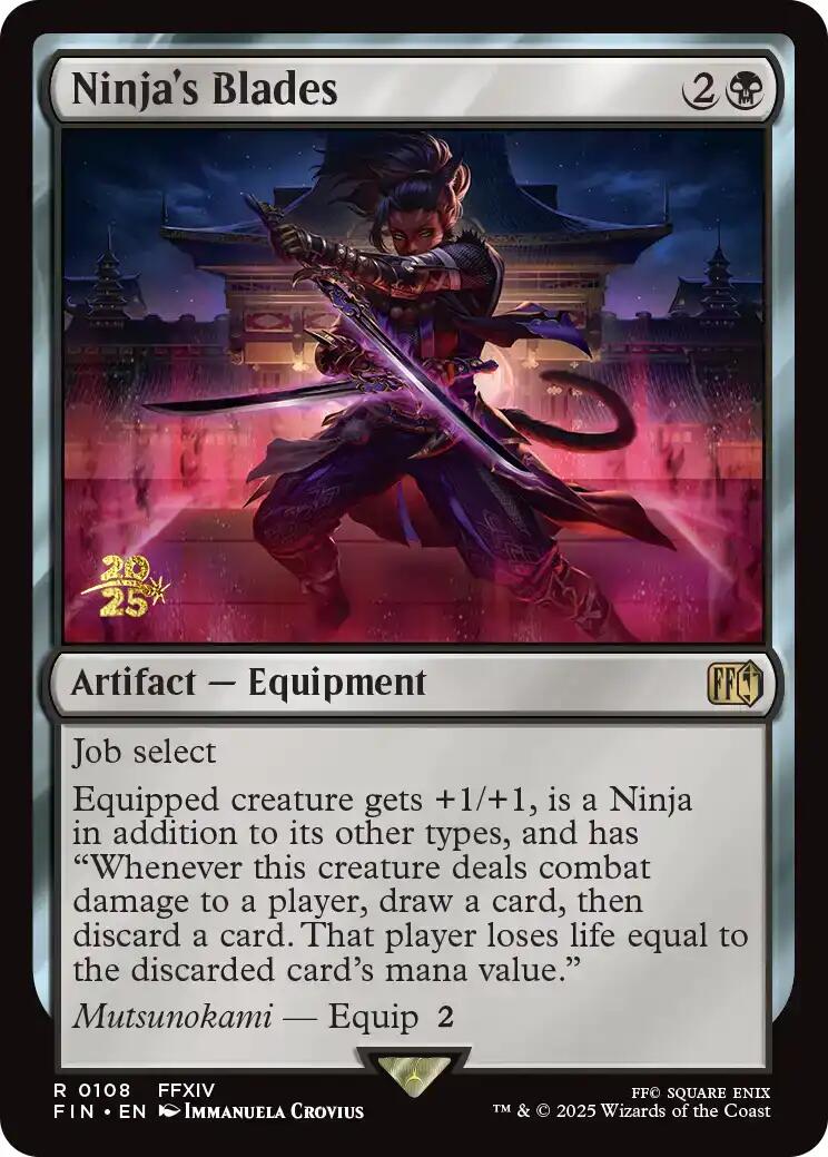 Ninja's Blades [FINAL FANTASY Prerelease Promo] | Good Games Modbury